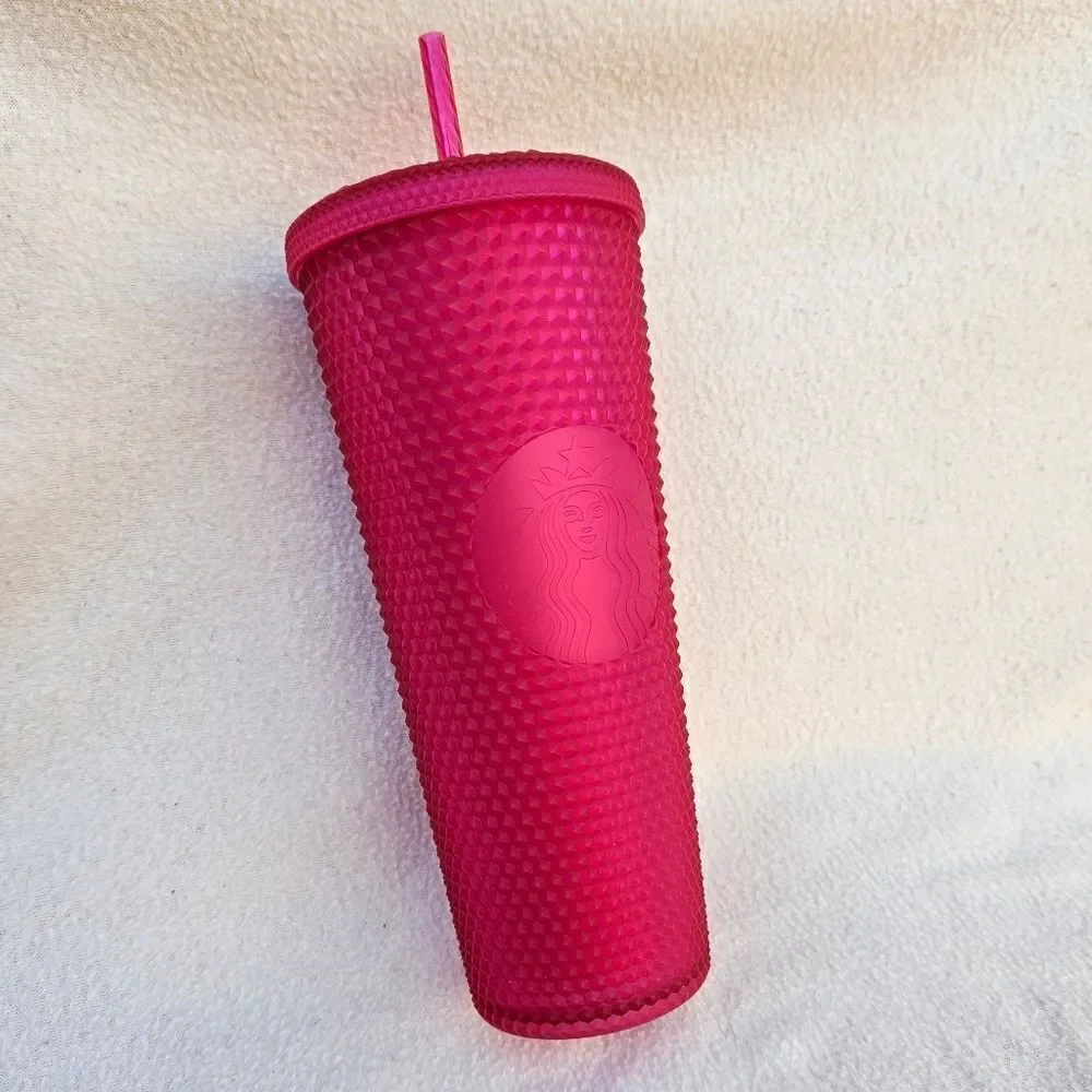 Starbucks Hot Pink Studded Tumbler 24oz